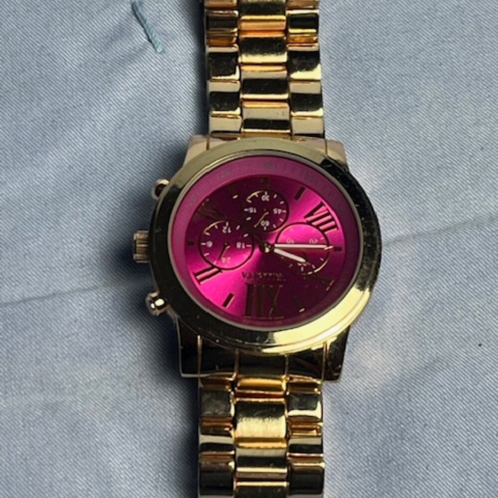 Valletta Women's FMDCT524A Analog Display Quartz Pink ^ Gold Watch